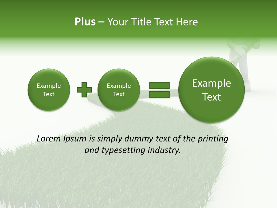 Concept Person Way PowerPoint Template