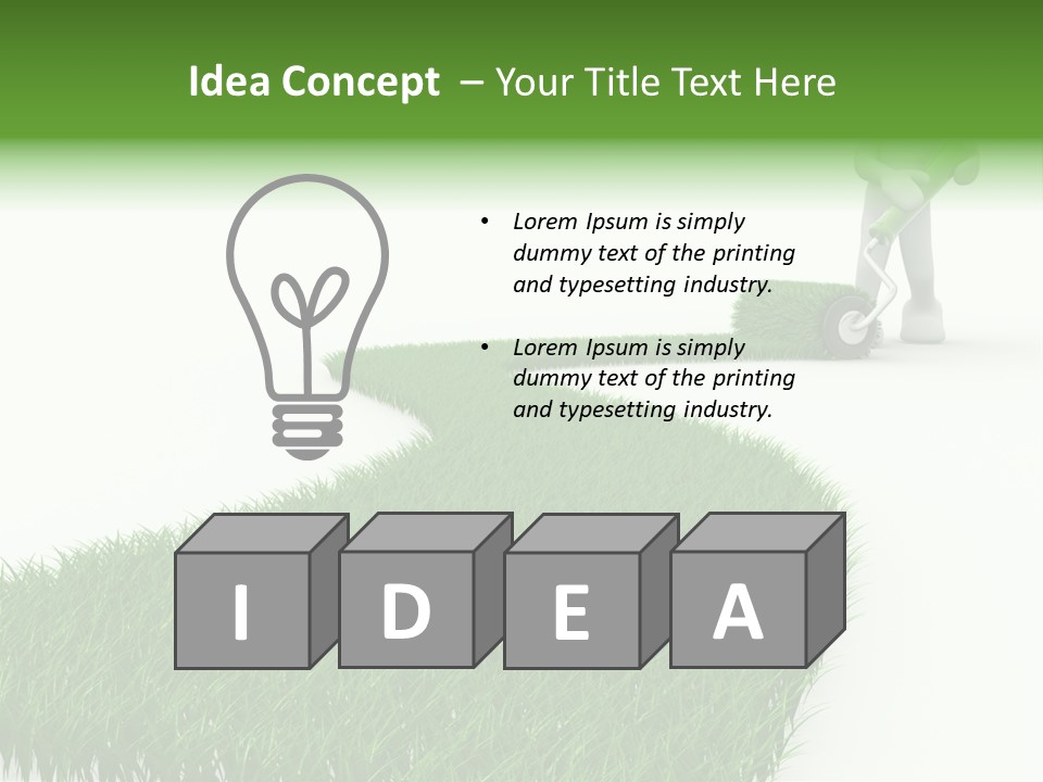 Concept Person Way PowerPoint Template