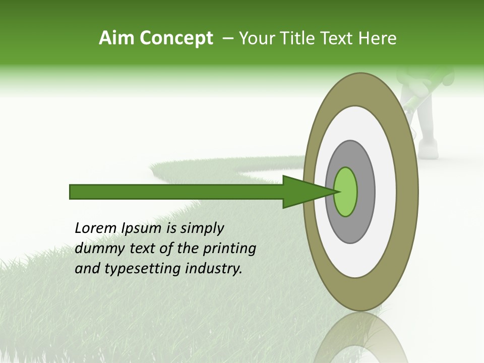 Concept Person Way PowerPoint Template