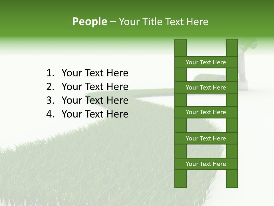 Concept Person Way PowerPoint Template