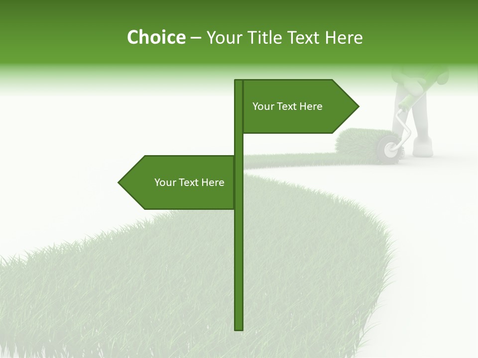 Concept Person Way PowerPoint Template