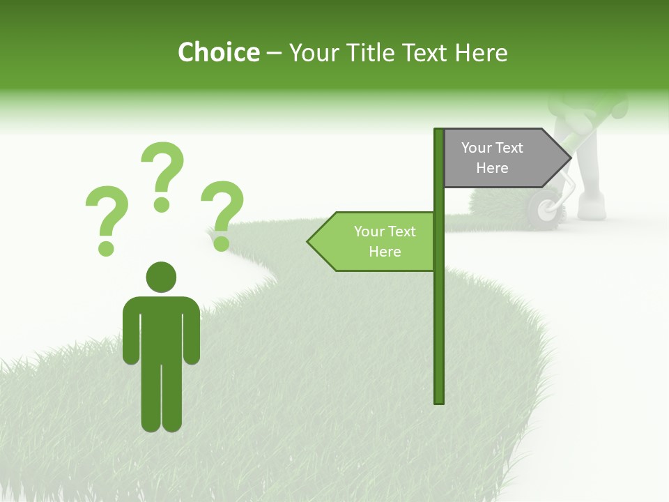 Concept Person Way PowerPoint Template