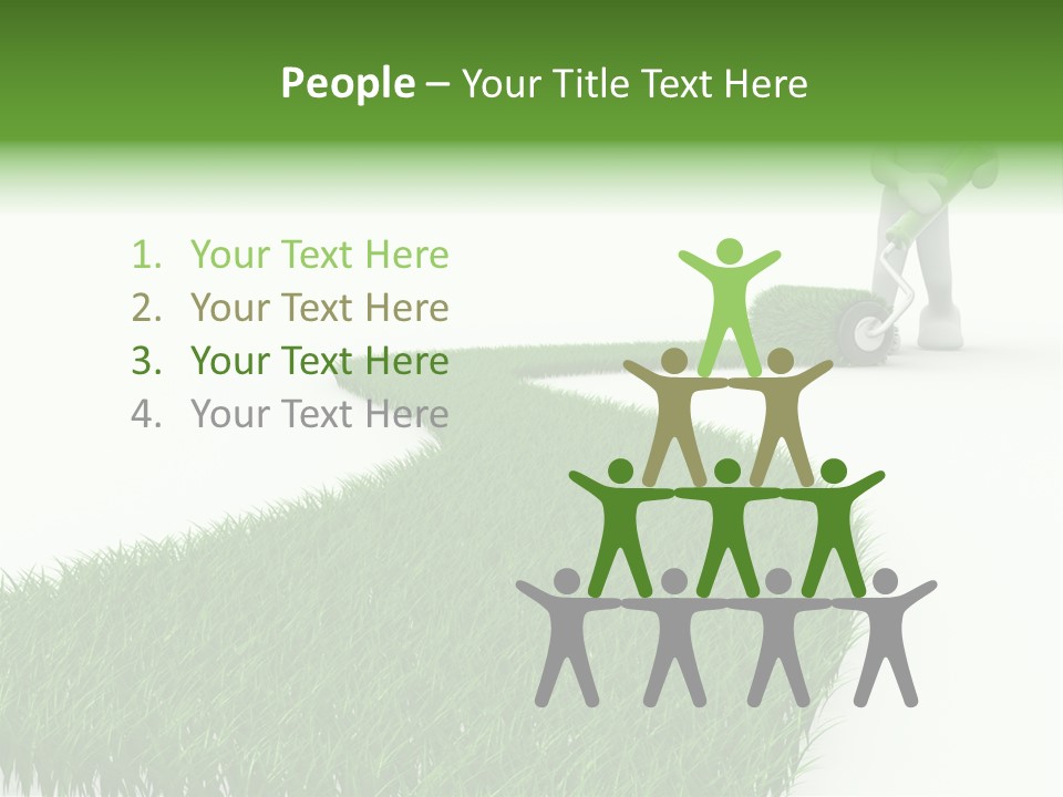 Concept Person Way PowerPoint Template
