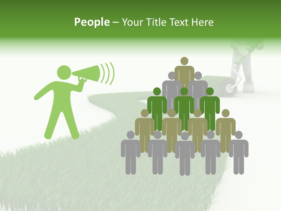 Concept Person Way PowerPoint Template