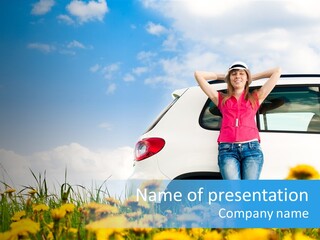 Cheerful Beautiful Cloud PowerPoint Template