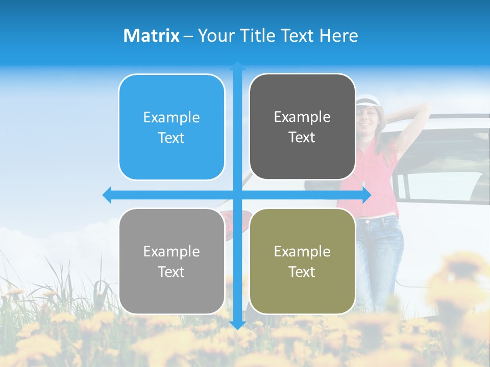 Cheerful Beautiful Cloud PowerPoint Template