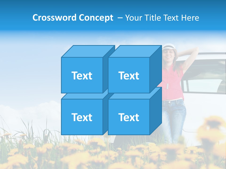 Cheerful Beautiful Cloud PowerPoint Template