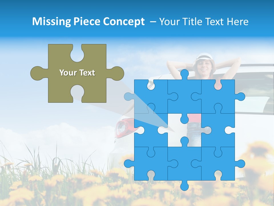 Cheerful Beautiful Cloud PowerPoint Template