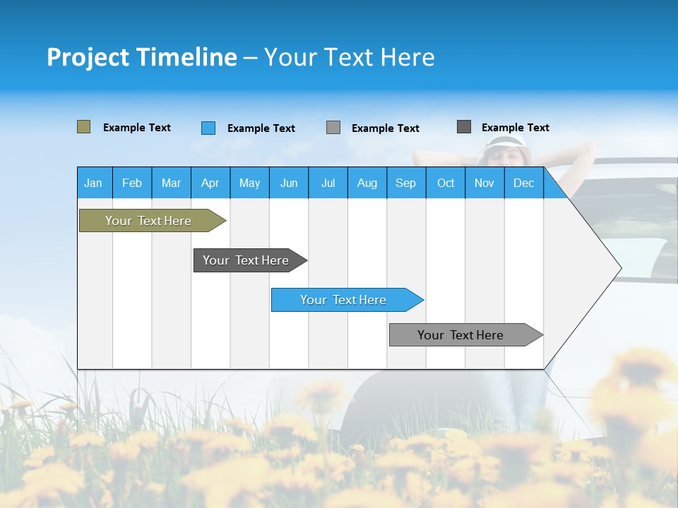 Cheerful Beautiful Cloud PowerPoint Template
