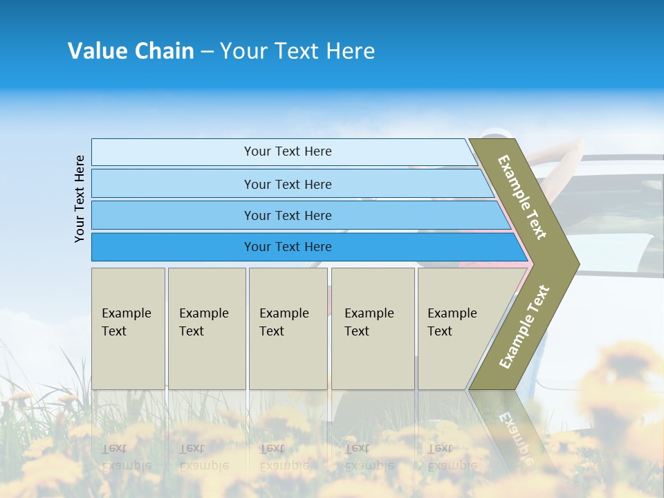 Cheerful Beautiful Cloud PowerPoint Template