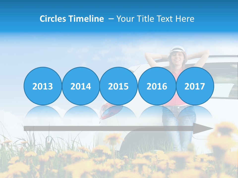 Cheerful Beautiful Cloud PowerPoint Template