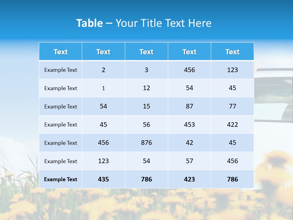 Cheerful Beautiful Cloud PowerPoint Template