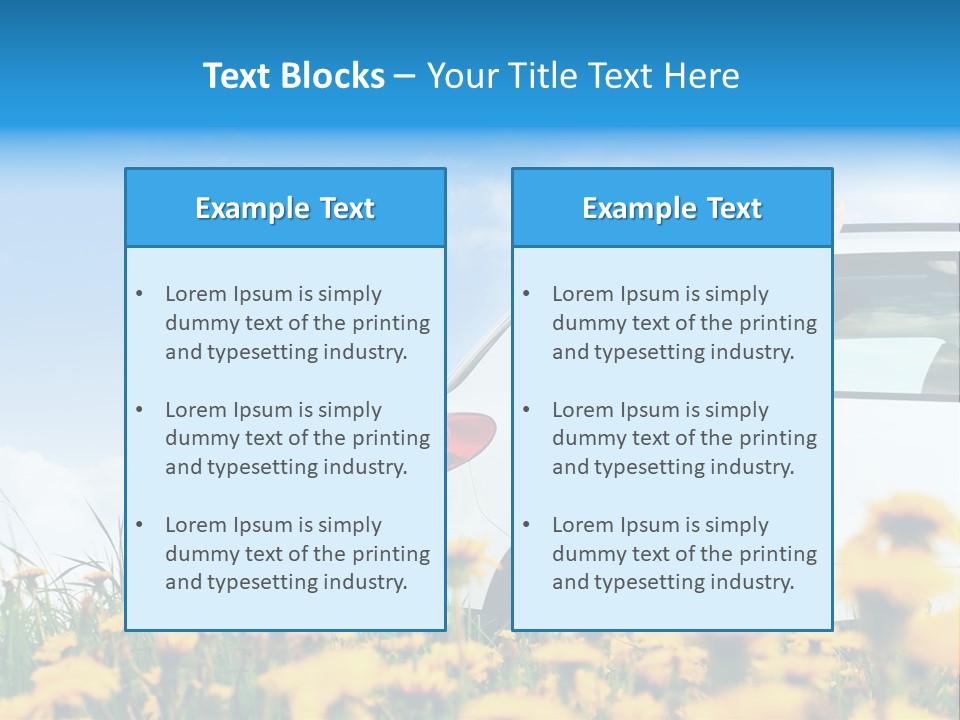 Cheerful Beautiful Cloud PowerPoint Template