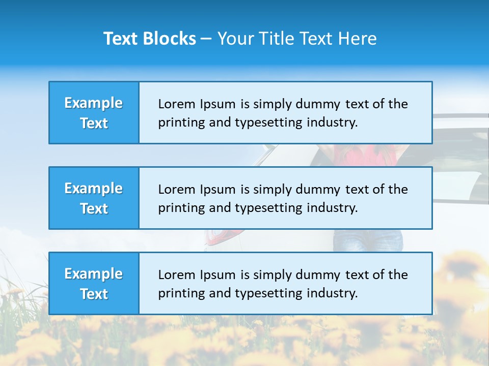 Cheerful Beautiful Cloud PowerPoint Template