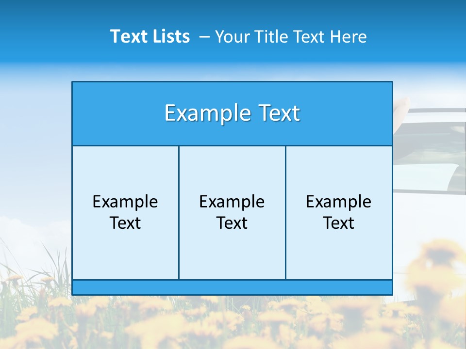 Cheerful Beautiful Cloud PowerPoint Template