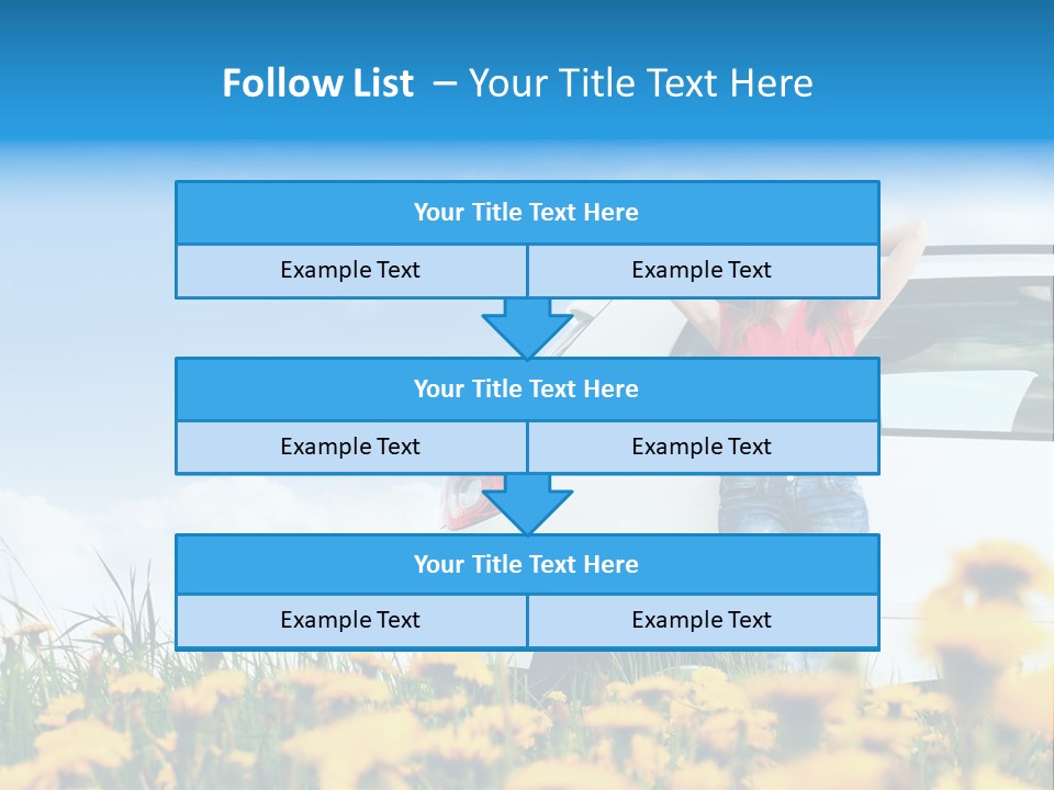 Cheerful Beautiful Cloud PowerPoint Template
