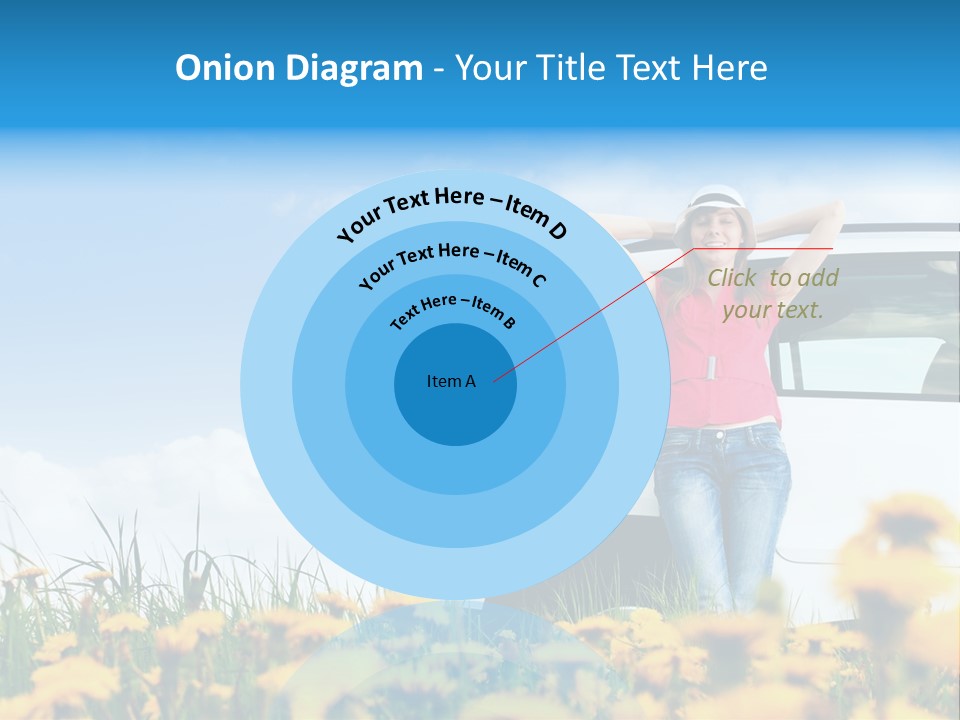 Cheerful Beautiful Cloud PowerPoint Template