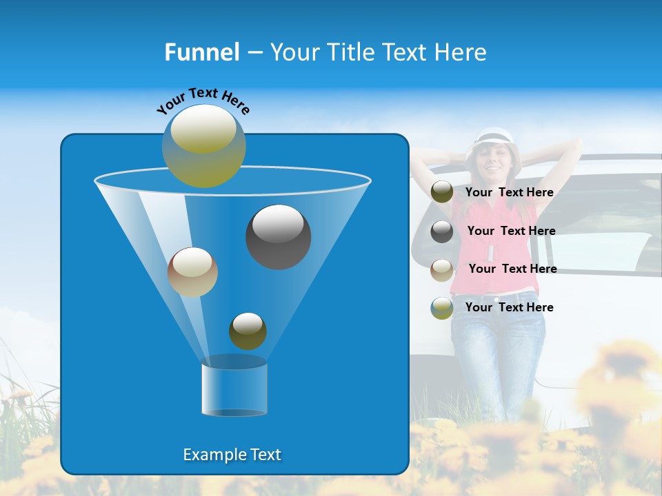 Cheerful Beautiful Cloud PowerPoint Template