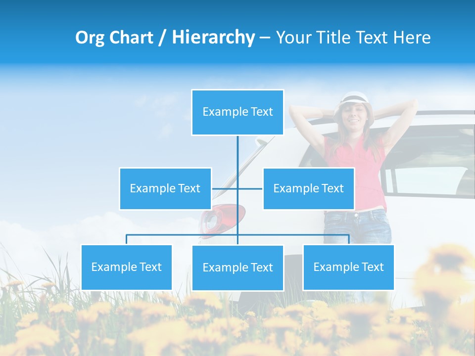 Cheerful Beautiful Cloud PowerPoint Template