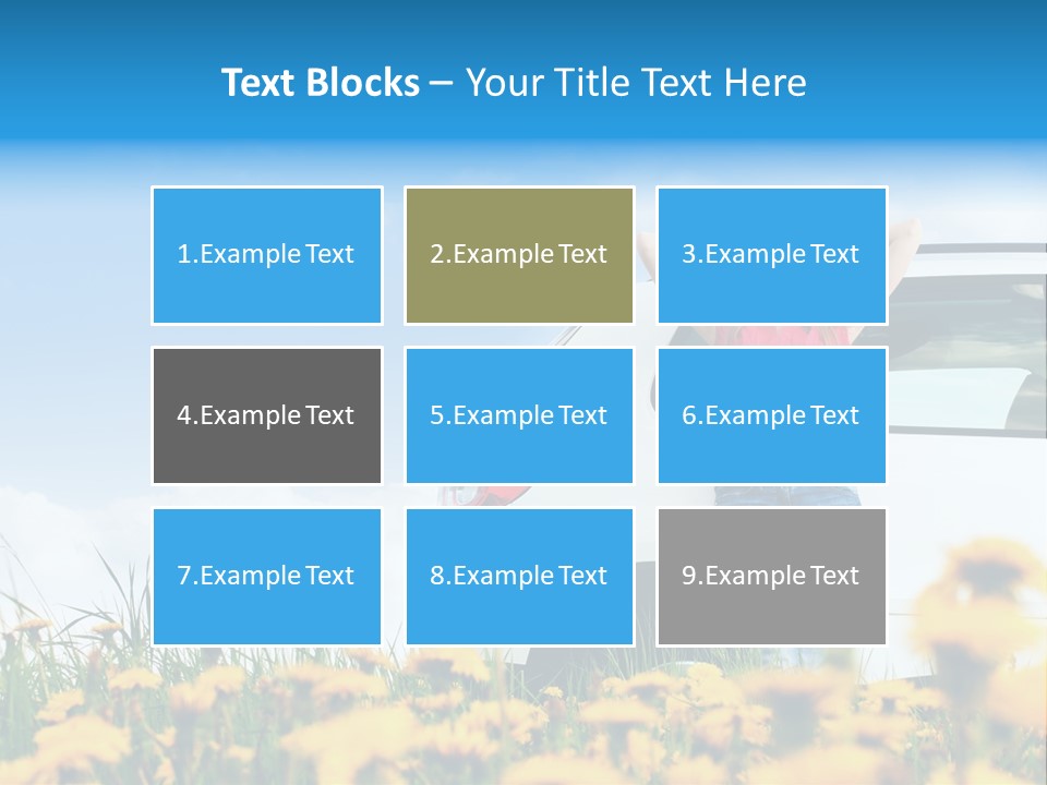 Cheerful Beautiful Cloud PowerPoint Template