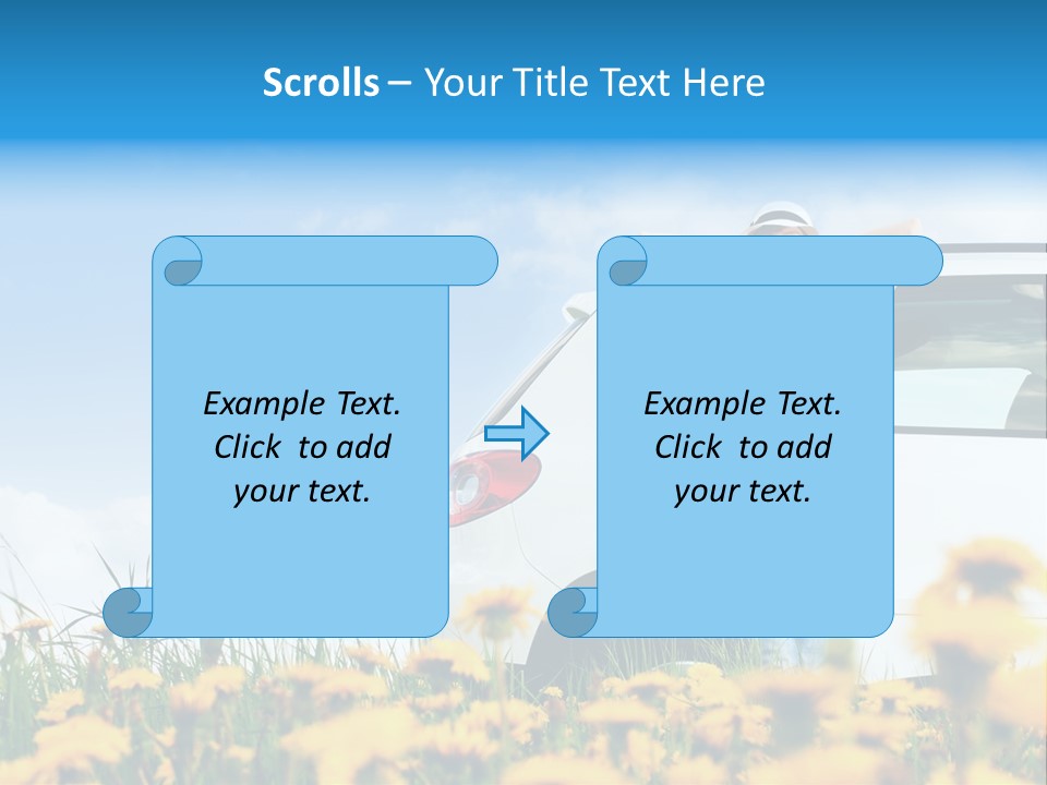 Cheerful Beautiful Cloud PowerPoint Template