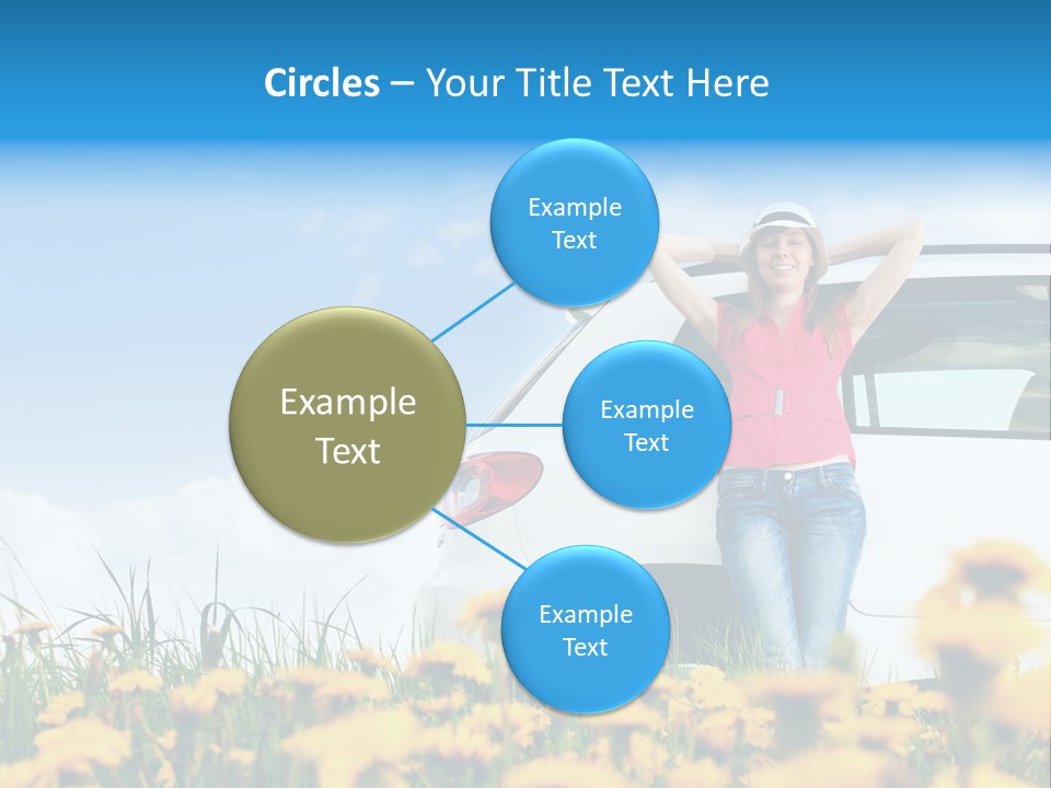 Cheerful Beautiful Cloud PowerPoint Template