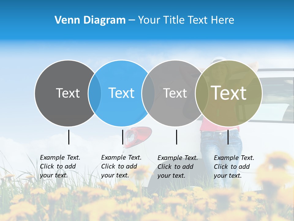 Cheerful Beautiful Cloud PowerPoint Template