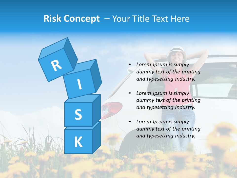 Cheerful Beautiful Cloud PowerPoint Template