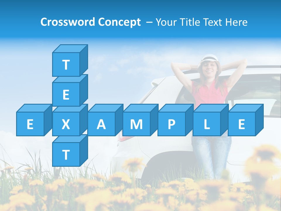 Cheerful Beautiful Cloud PowerPoint Template