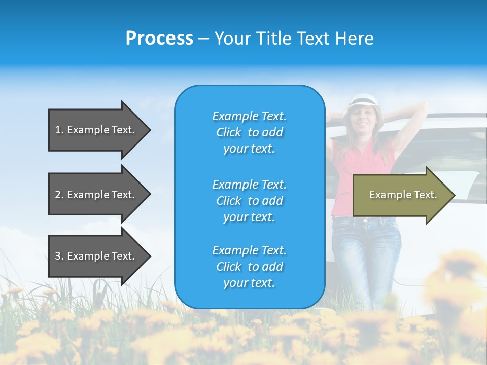 Cheerful Beautiful Cloud PowerPoint Template