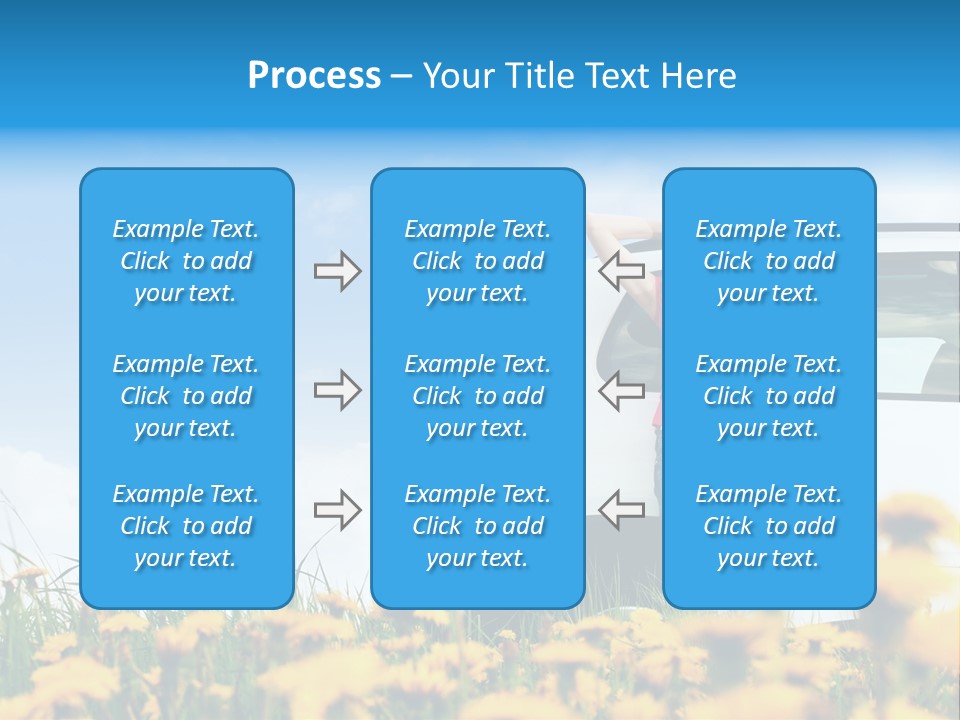 Cheerful Beautiful Cloud PowerPoint Template