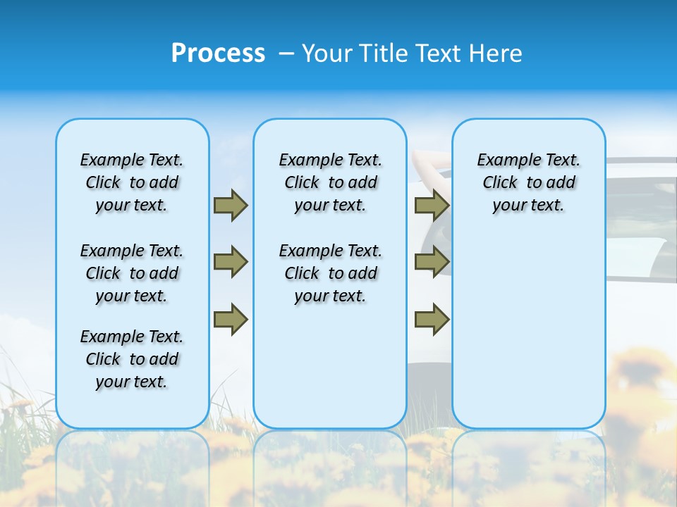 Cheerful Beautiful Cloud PowerPoint Template