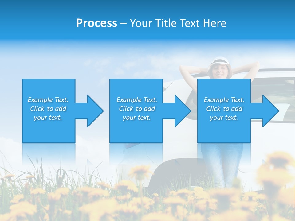 Cheerful Beautiful Cloud PowerPoint Template