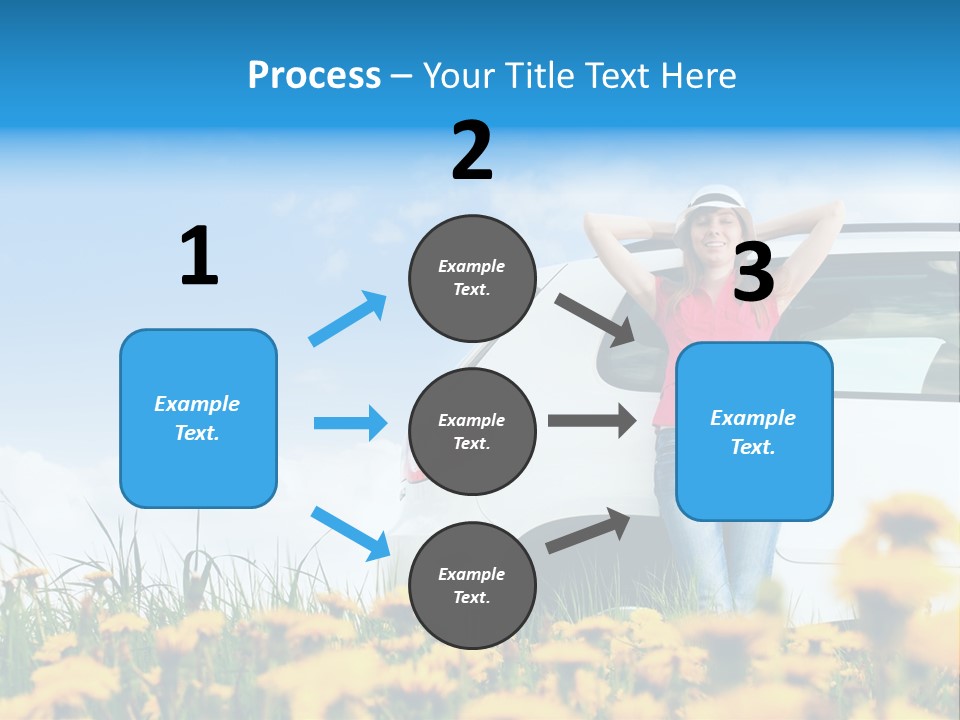 Cheerful Beautiful Cloud PowerPoint Template