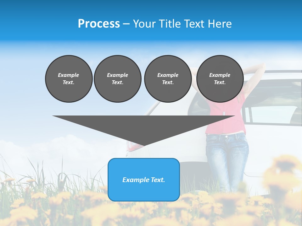 Cheerful Beautiful Cloud PowerPoint Template