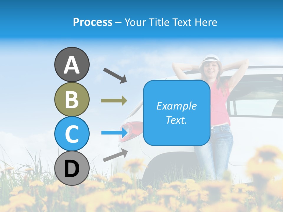 Cheerful Beautiful Cloud PowerPoint Template