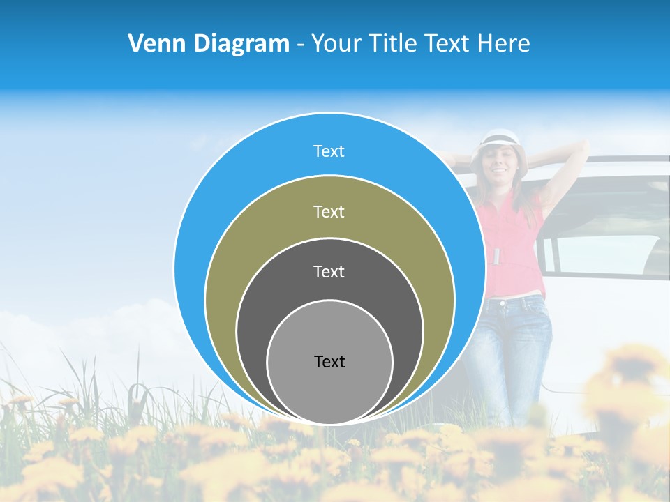Cheerful Beautiful Cloud PowerPoint Template