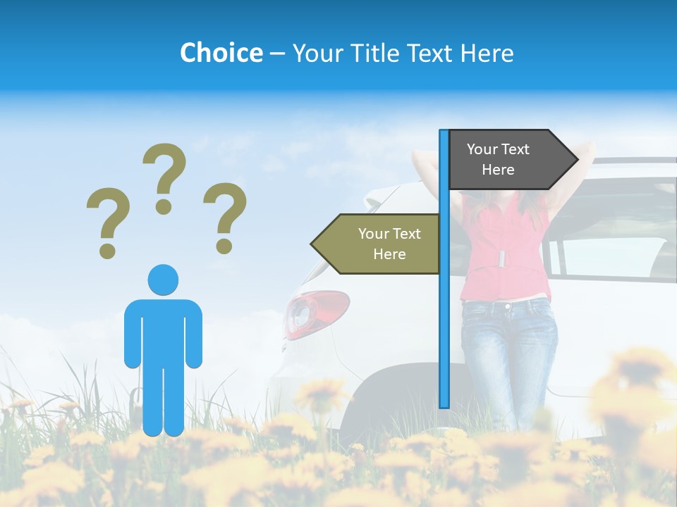 Cheerful Beautiful Cloud PowerPoint Template