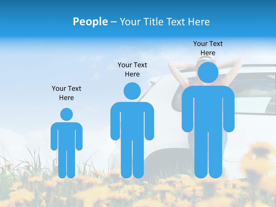 Cheerful Beautiful Cloud PowerPoint Template