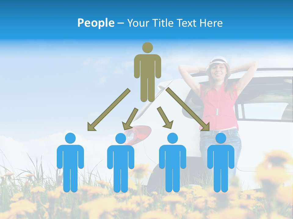 Cheerful Beautiful Cloud PowerPoint Template