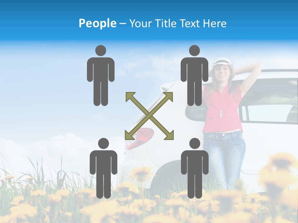 Cheerful Beautiful Cloud PowerPoint Template