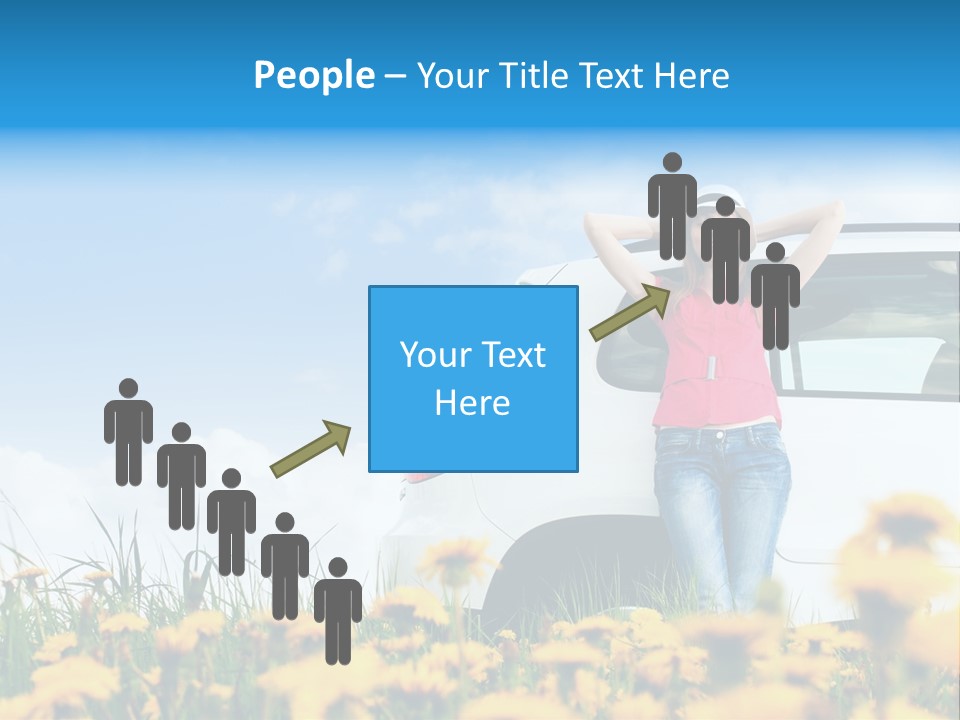 Cheerful Beautiful Cloud PowerPoint Template