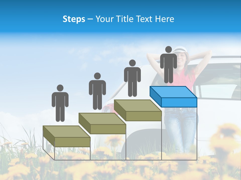 Cheerful Beautiful Cloud PowerPoint Template