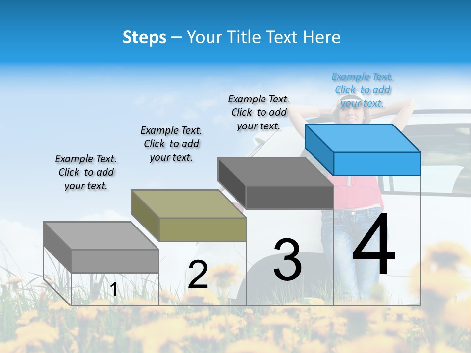 Cheerful Beautiful Cloud PowerPoint Template