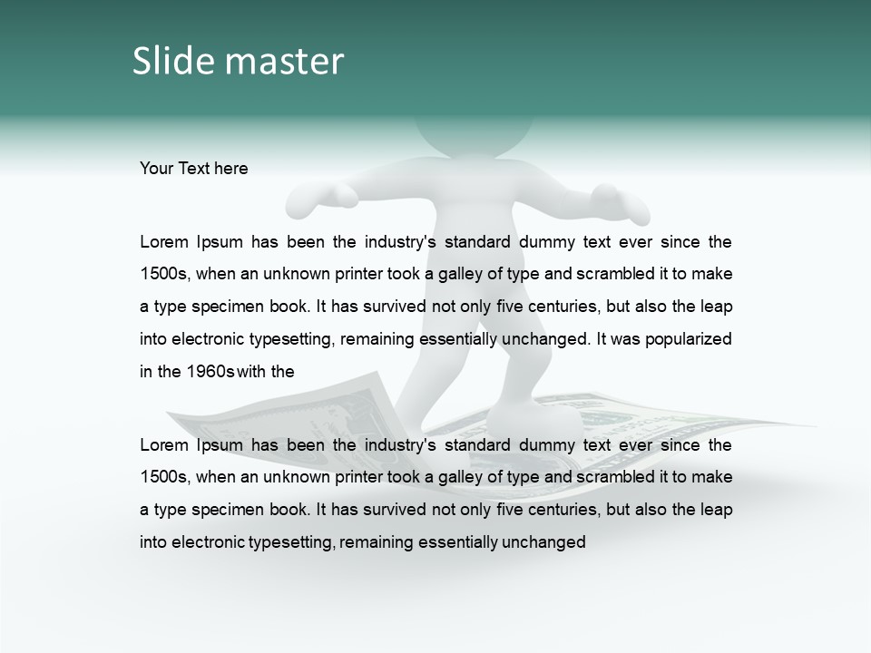 Men Wind Concept PowerPoint Template