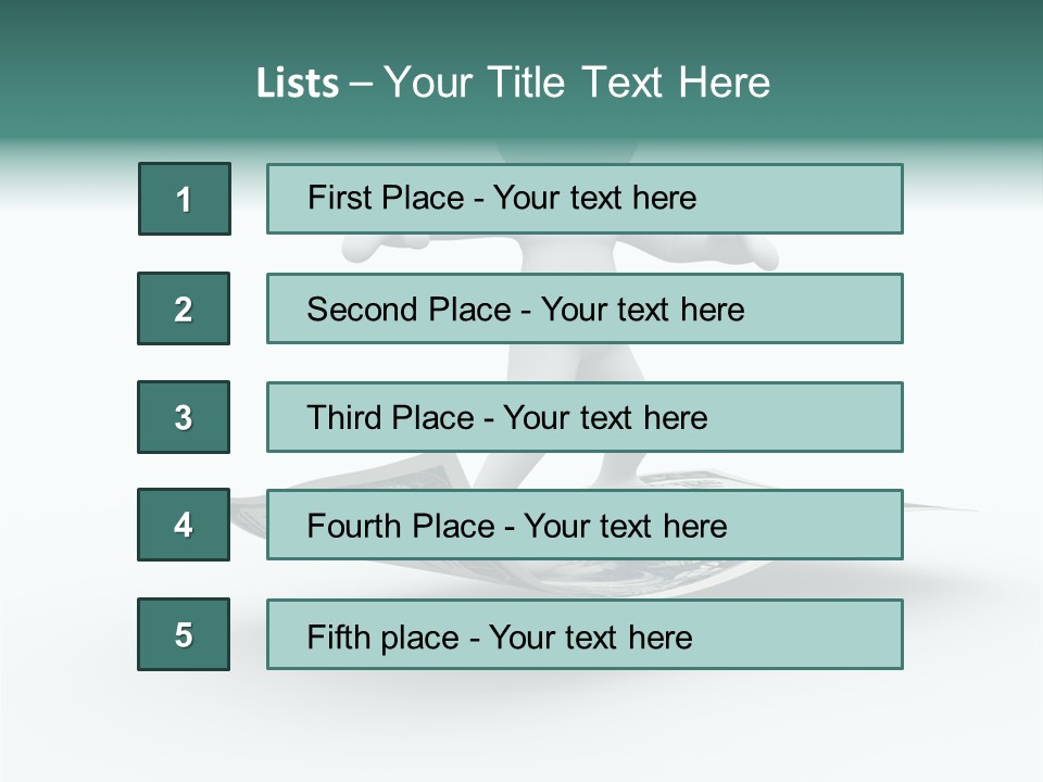 Men Wind Concept PowerPoint Template