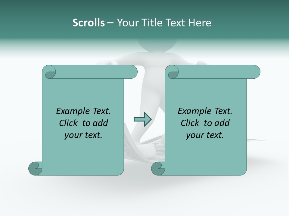 Men Wind Concept PowerPoint Template