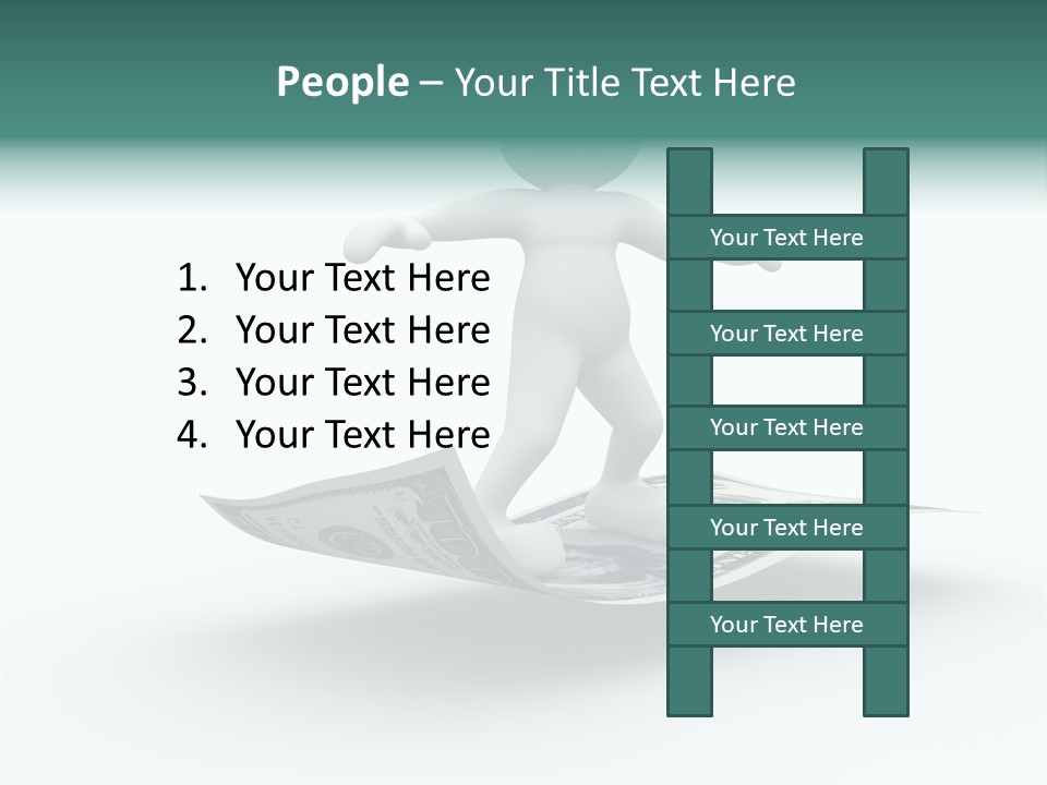 Men Wind Concept PowerPoint Template