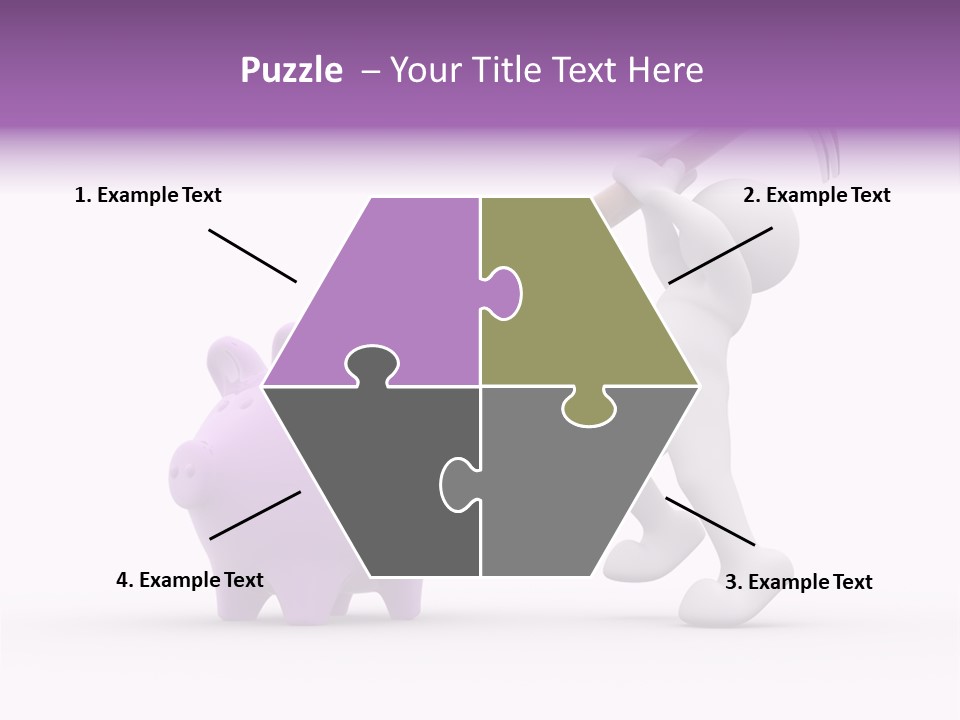 Urgent Piggybank Investment PowerPoint Template