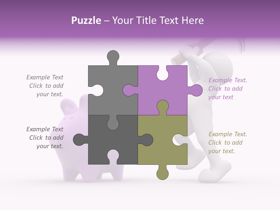 Urgent Piggybank Investment PowerPoint Template